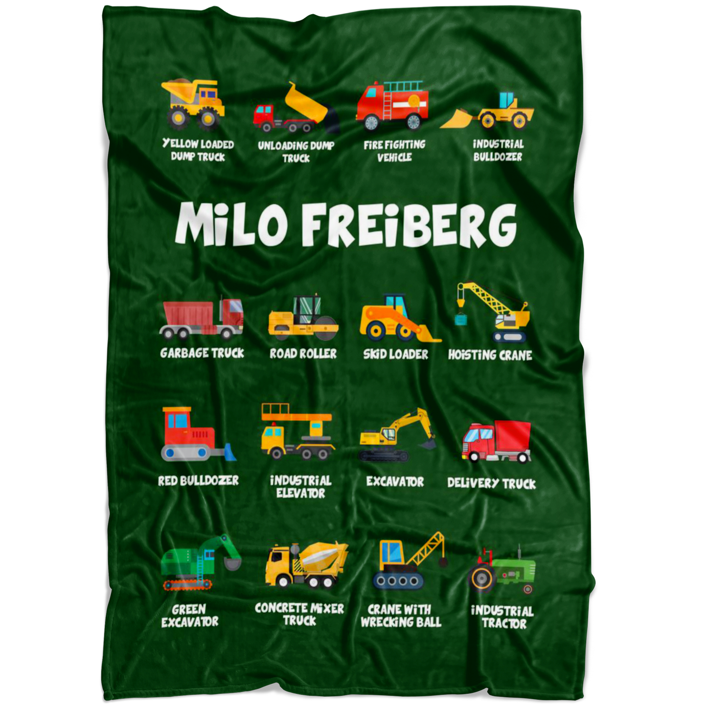 Milo Freiberg Construction Blanket Green