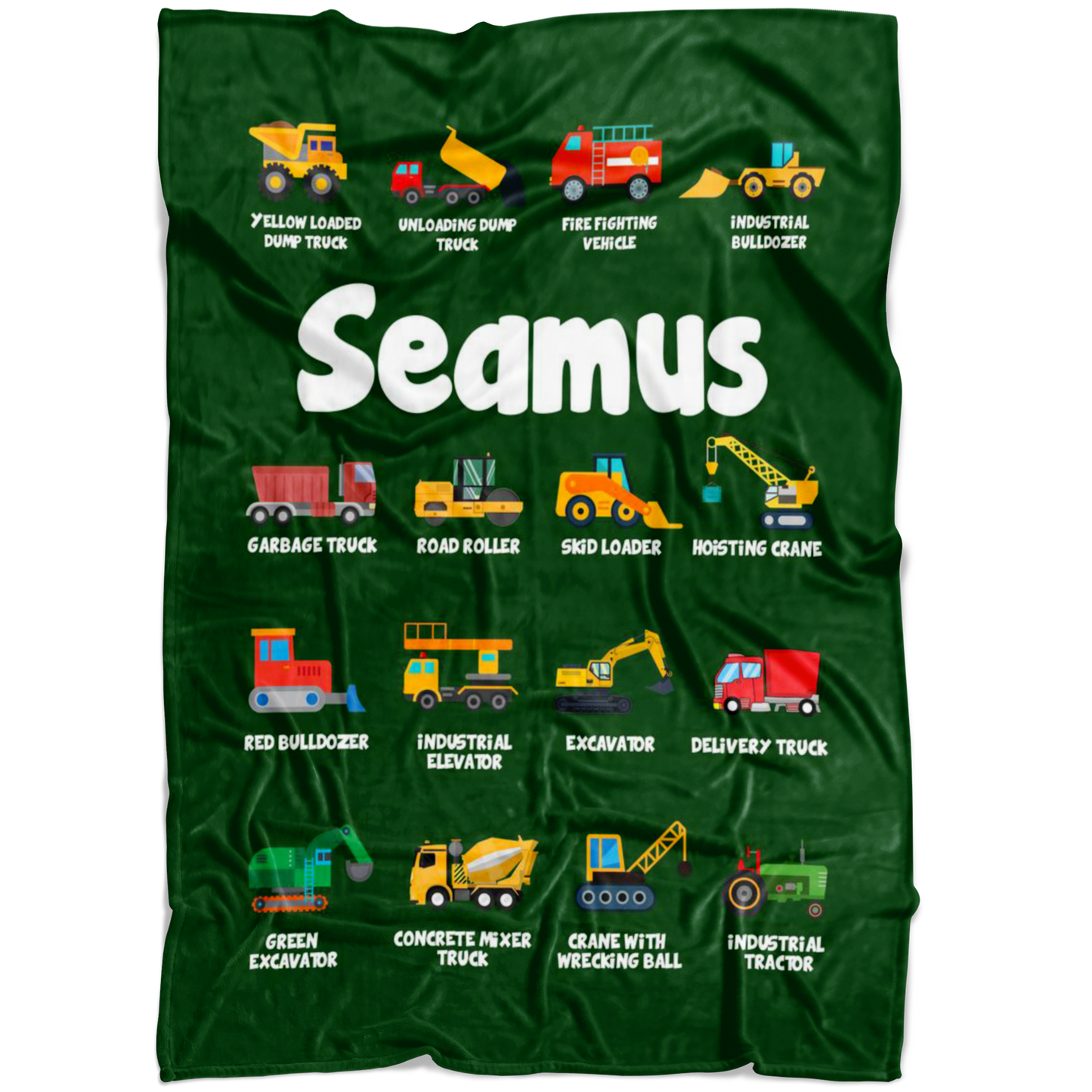 Seamus Construction Blanket Brown