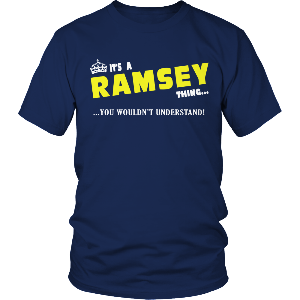 It's A Ramsey Thing, You Wouldn't Understand