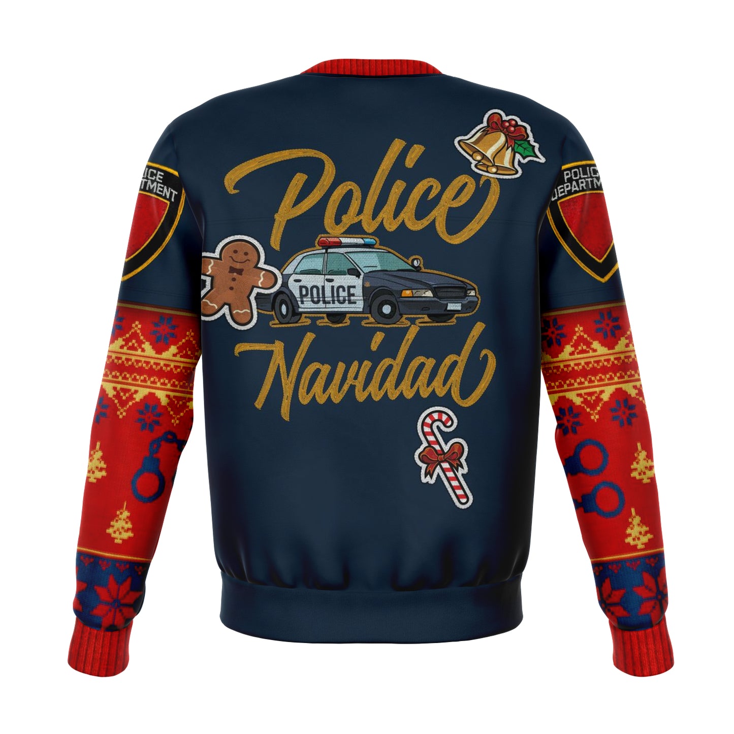 Police Navidad Ugly Christmas Sweater