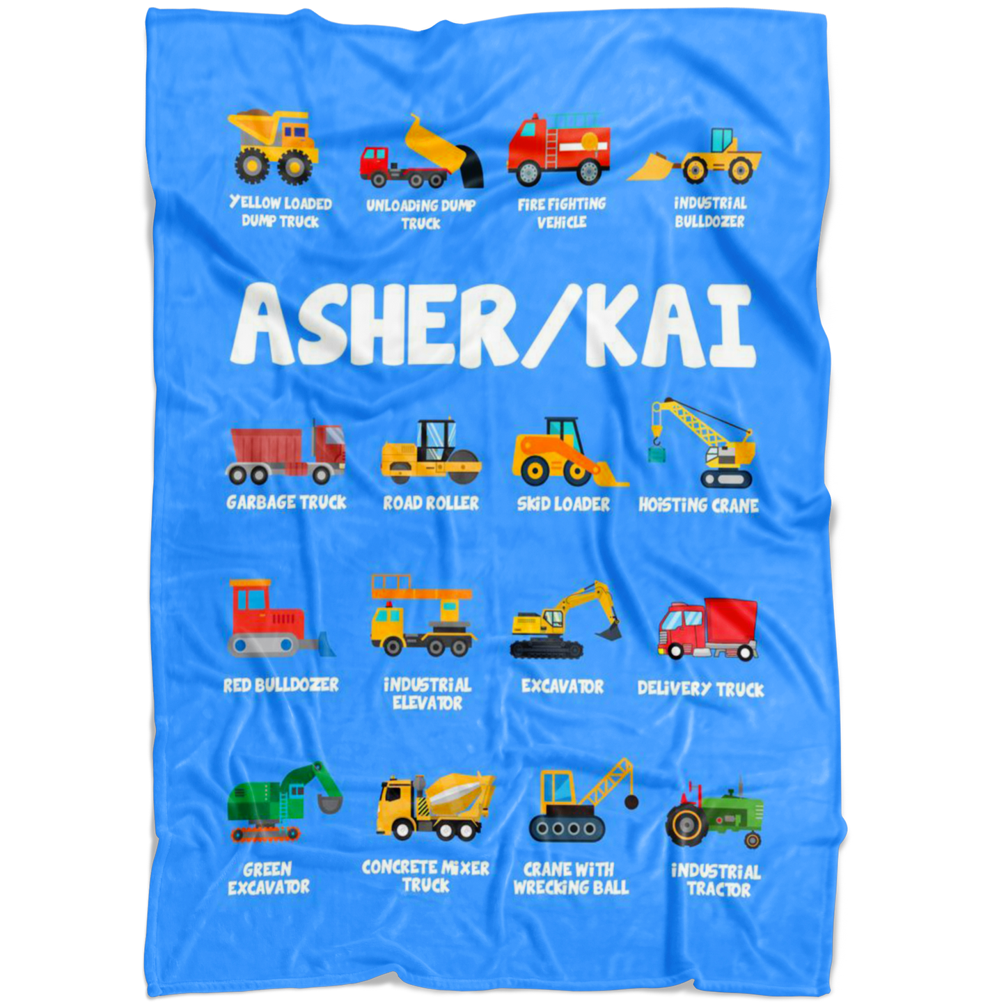 ASHER/KAI Construction Blanket Blue