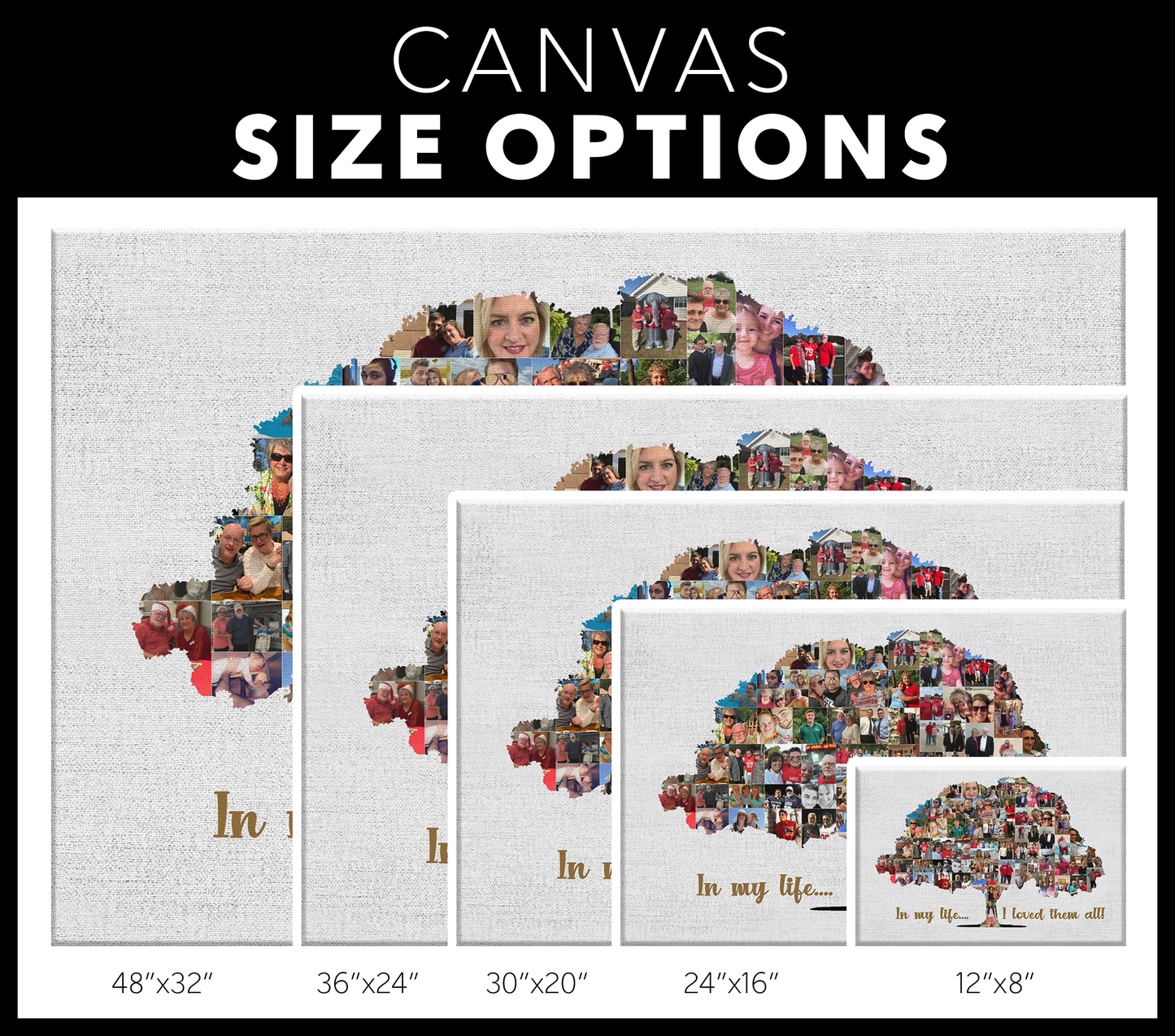 GF5699 Tree Collage Wall Art