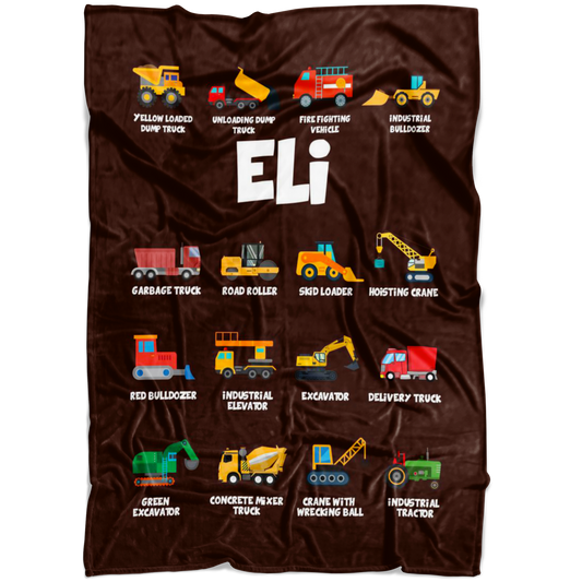 Eli Construction Blanket Wine Red