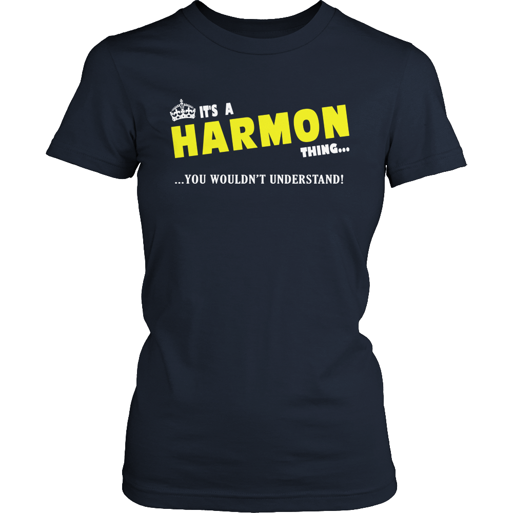 It's A Harmon Thing, You Wouldn't Understand