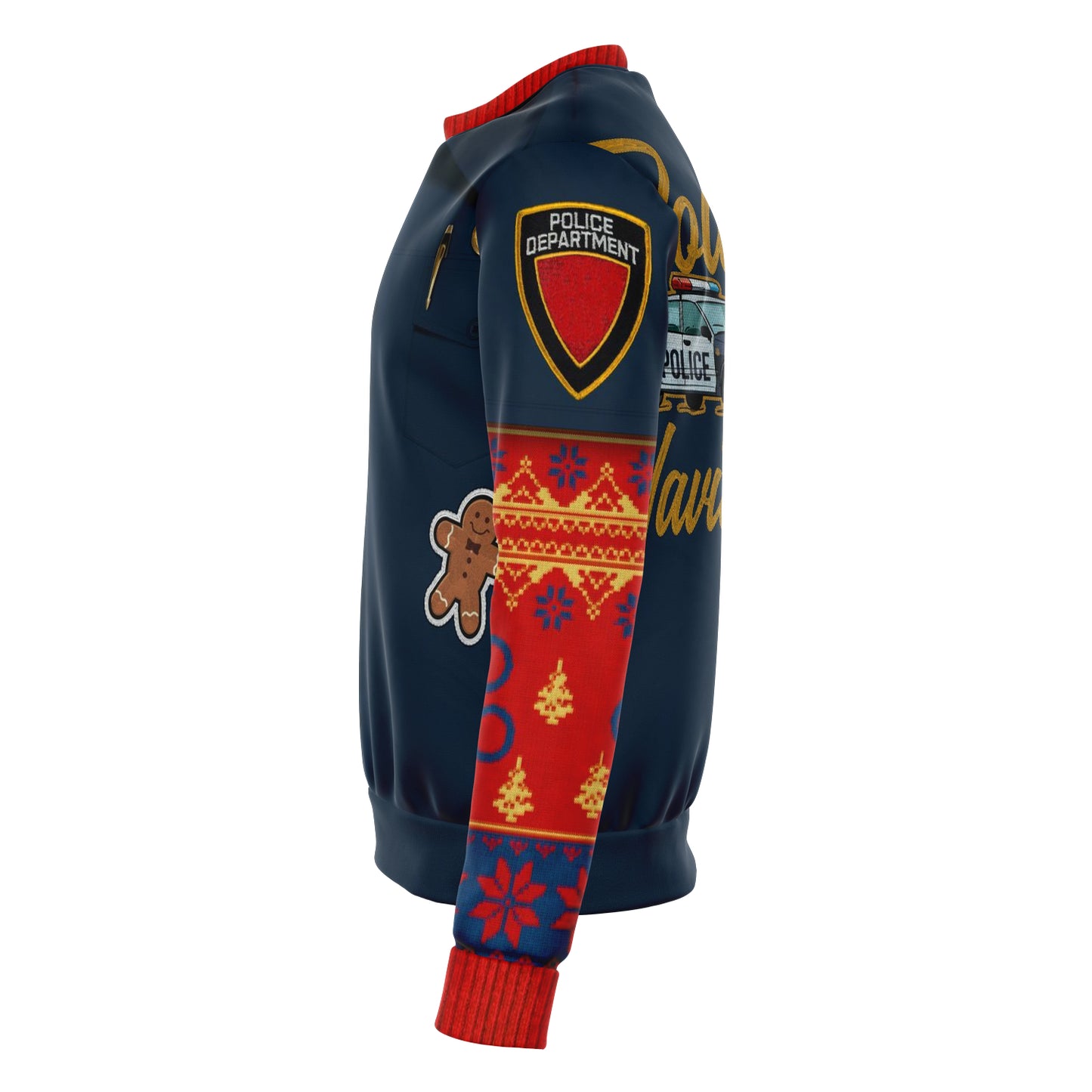 Police Navidad Ugly Christmas Sweater