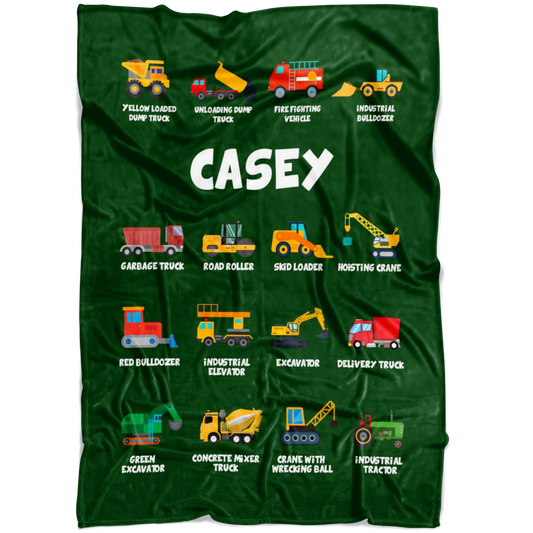 Casey Construction Blanket Green