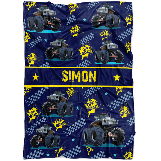 Simon Monster Trucks Blanket