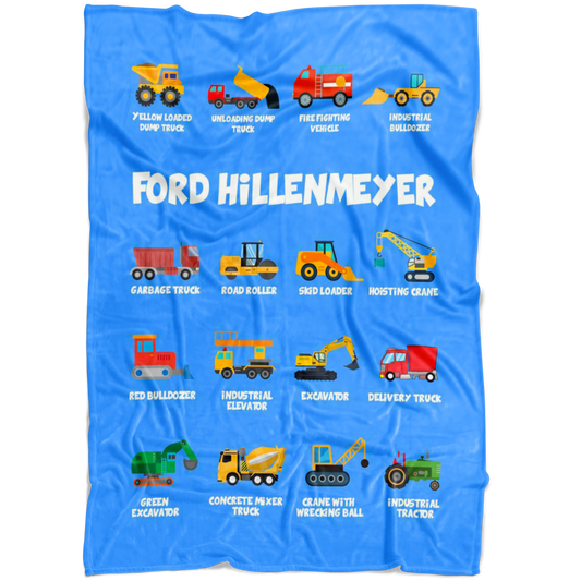 Ford Hillenmeyer Construction Blanket Blue
