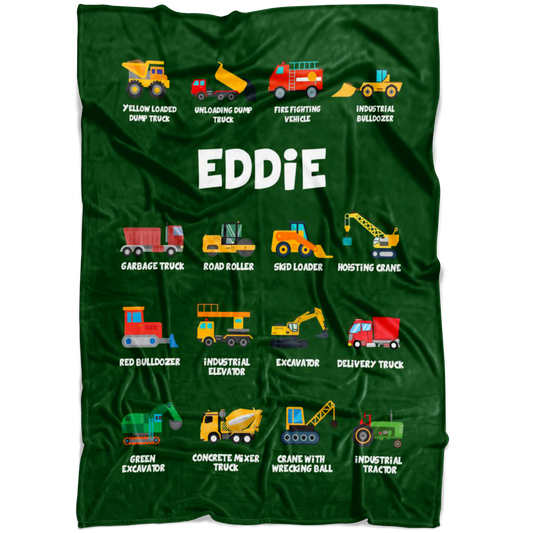 Eddie Construction Blanket Green