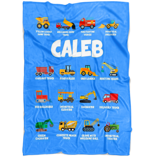 Caleb Construction Blanket Blue
