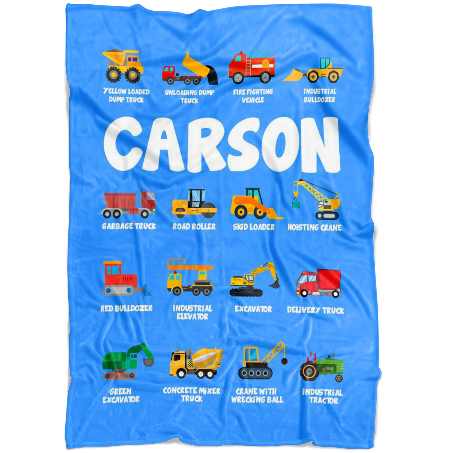 Carson Construction Blanket Blue