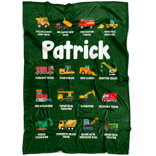 Patrick Construction Blanket Green