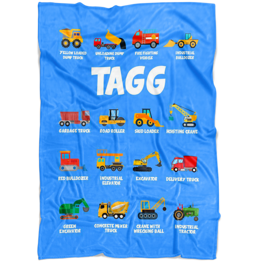 Tagg Construction Blanket Blue