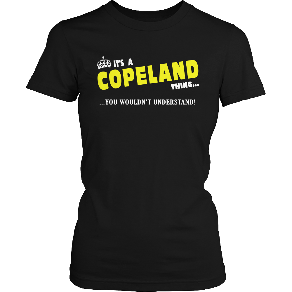 It's A Copeland Thing, You Wouldn't Understand