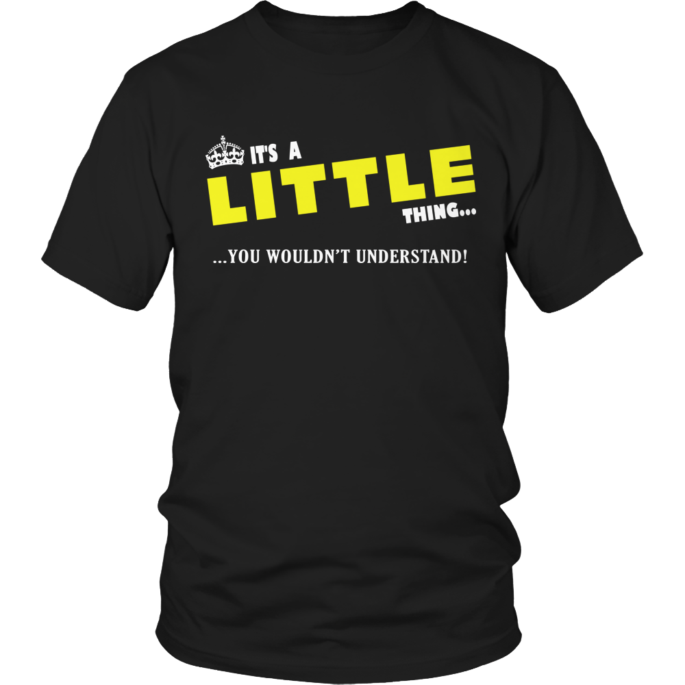 It's A Little Thing, You Wouldn't Understand