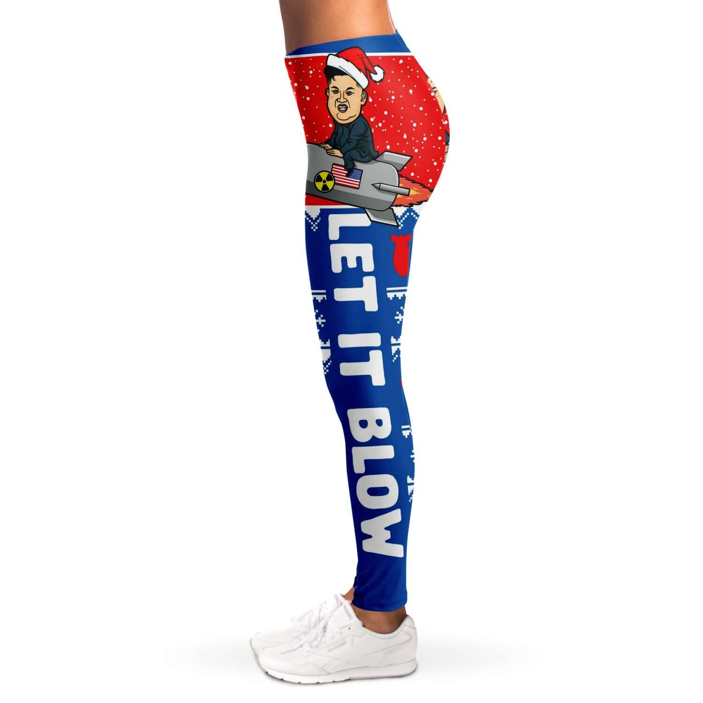 Let It Blow Christmas Leggings