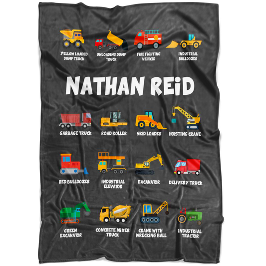 Nathan Reid Construction Blanket Grey