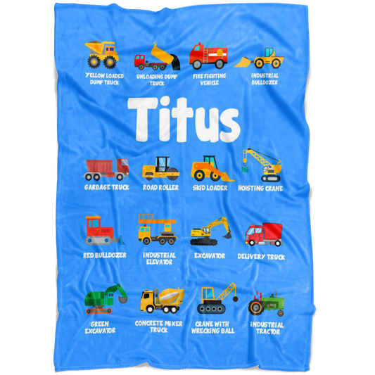 Titus Construction Blanket Blue