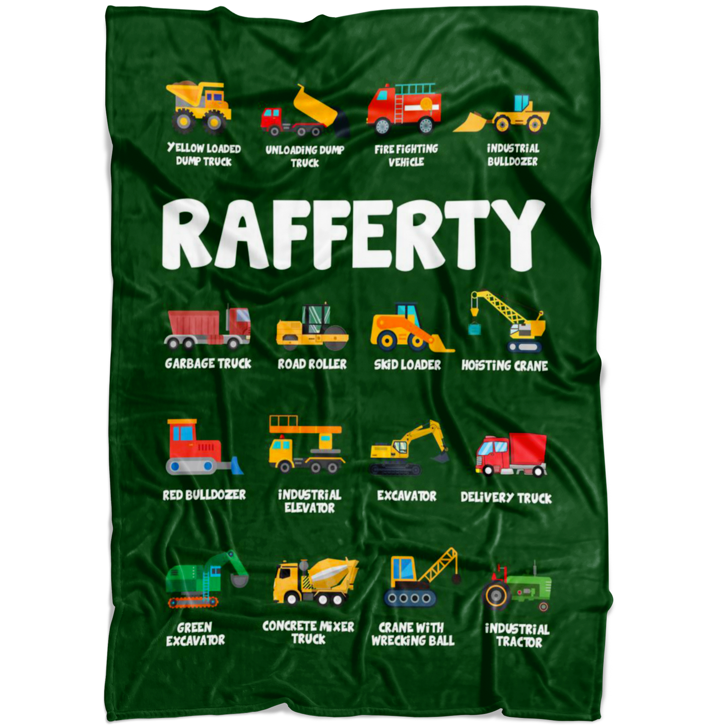 RAFFERTY Construction Blanket Green