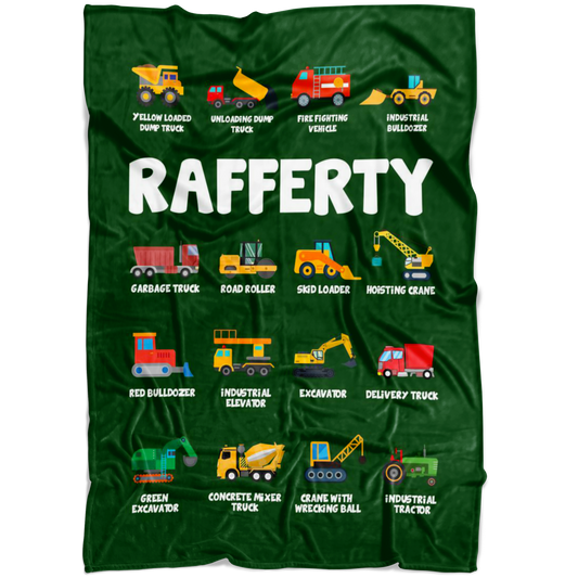 RAFFERTY Construction Blanket Green