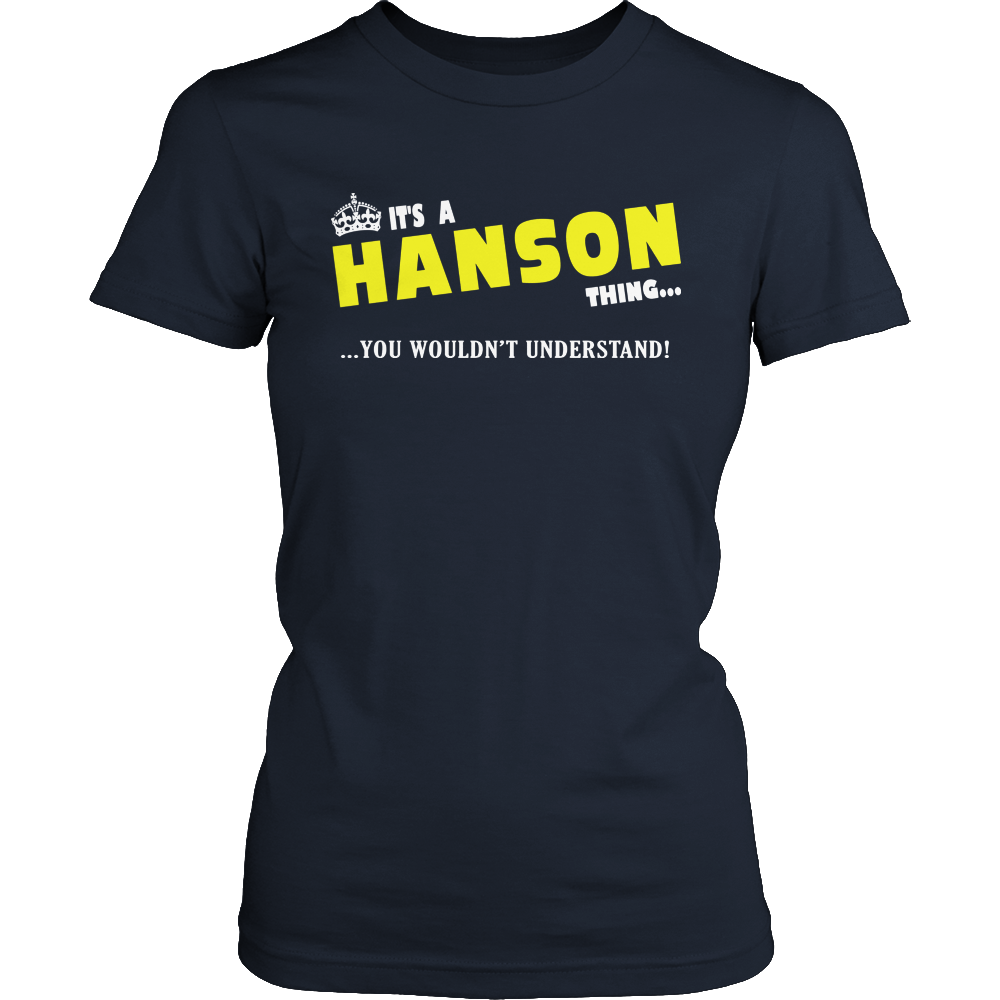 It's A Hanson Thing, You Wouldn't Understand