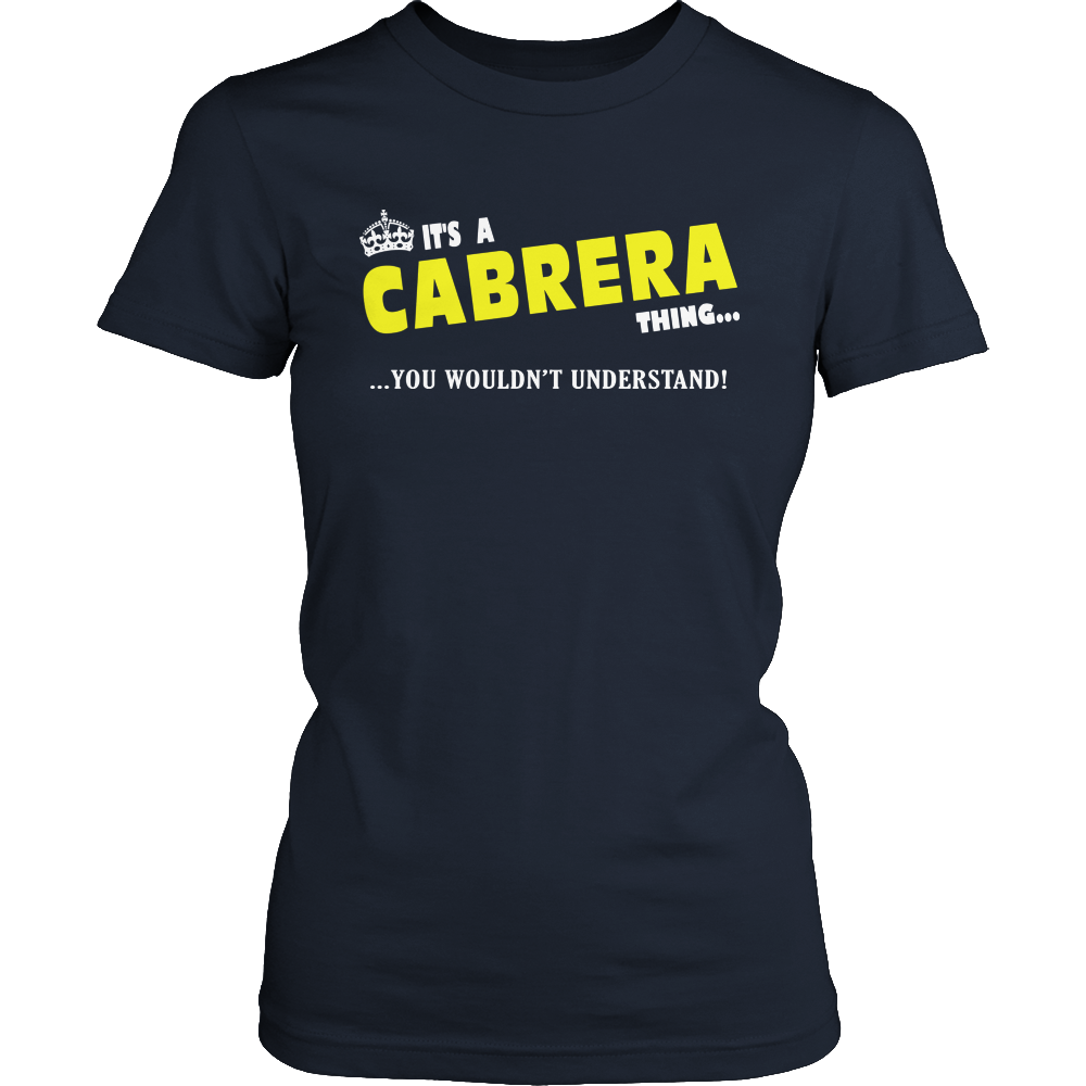 It's A Cabrera Thing, You Wouldn't Understand