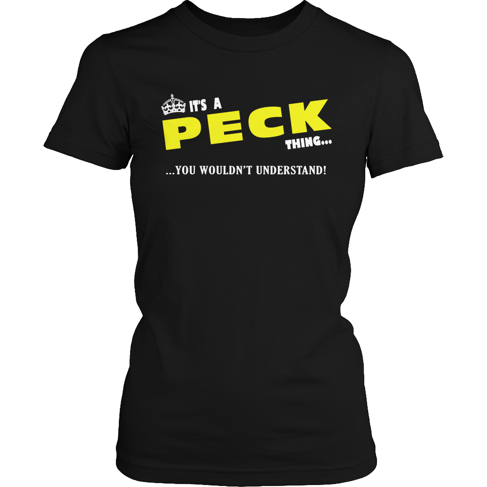 It's A Peck Thing, You Wouldn't Understand