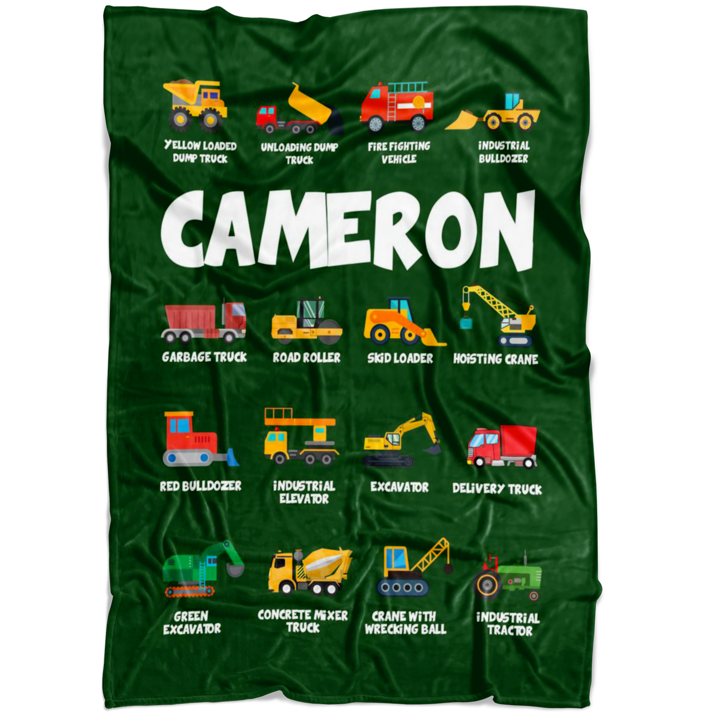 CAMERON Construction Blanket Green