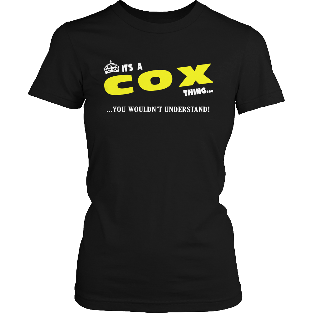 It's A Cox Thing, You Wouldn't Understand