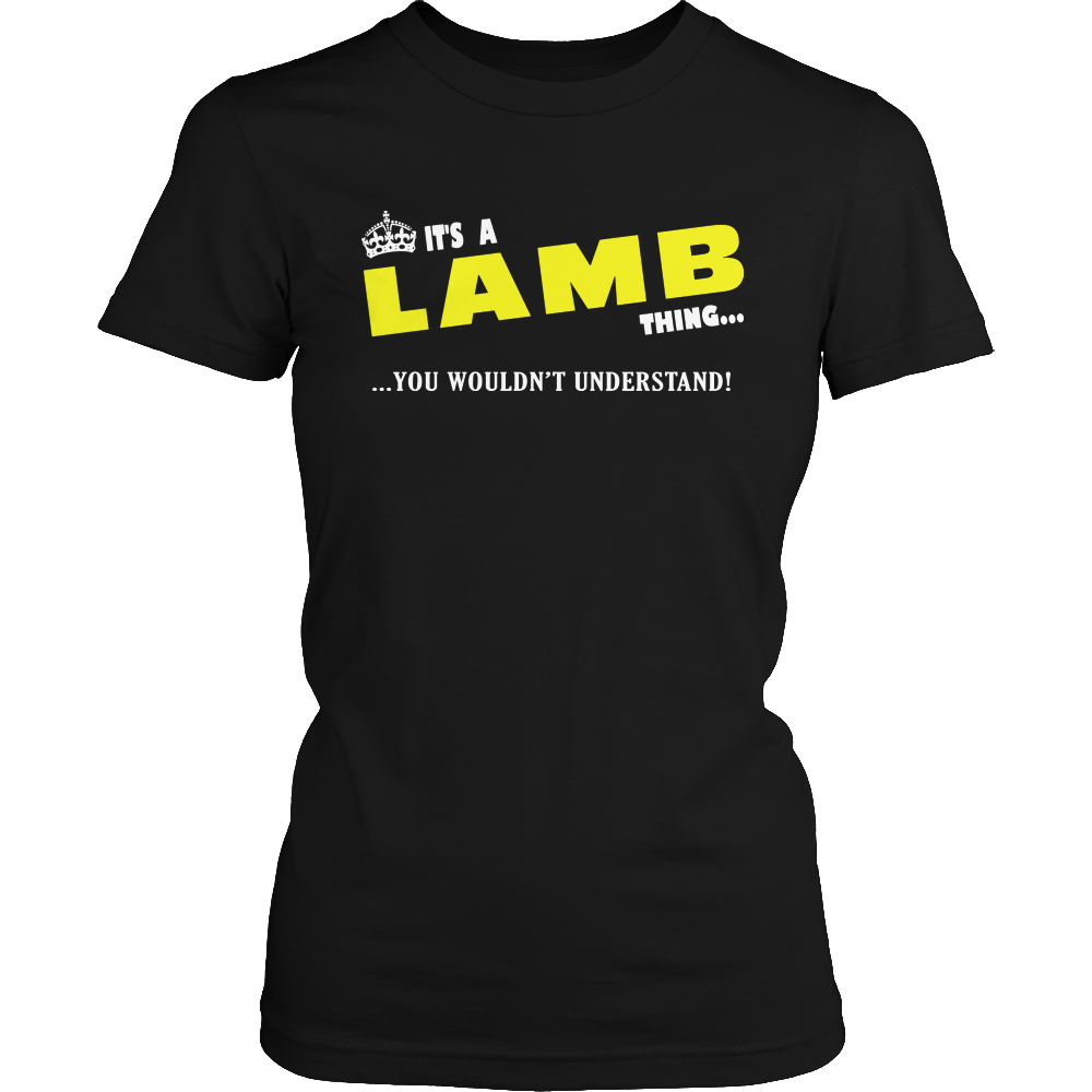 It's A Lamb Thing, You Wouldn't Understand