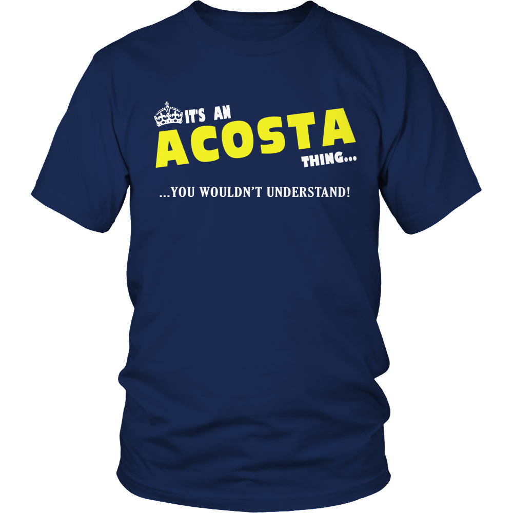 It's An Acosta Thing, You Wouldn't Understand