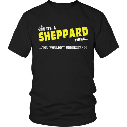 It's A Sheppard Thing, You Wouldn't Understand