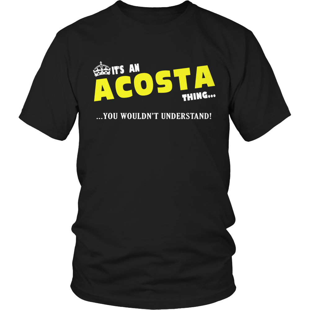 It's An Acosta Thing, You Wouldn't Understand