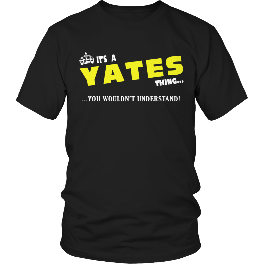It's A Yates Thing, You Wouldn't Understand