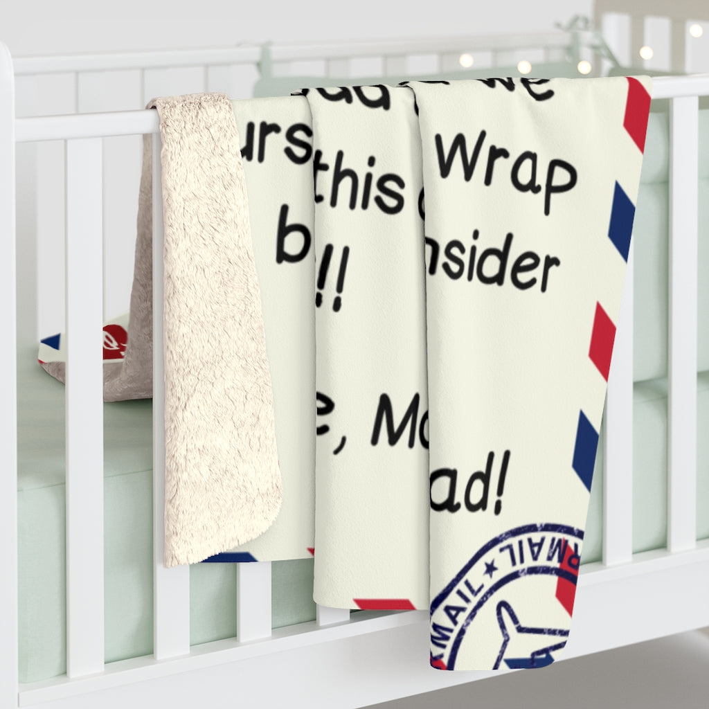 To Our Daughter Sherpa Fleece Blanket Gift from Mom & Dad