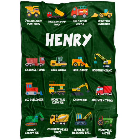 Henry Construction Blanket Green