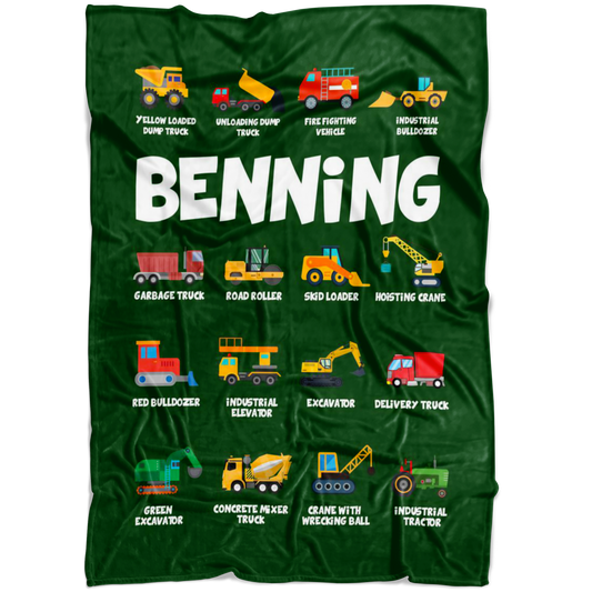 Benning Construction Blanket Green