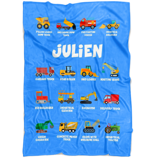 Julien Construction Blanket Blue