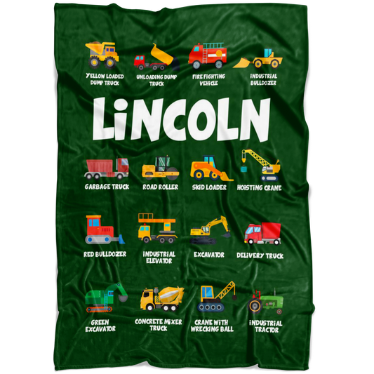 Lincoln Construction Blanket Green