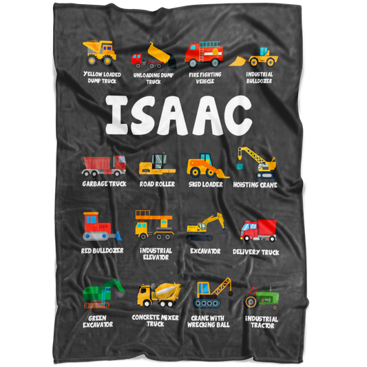 Isaac Construction Blanket Grey