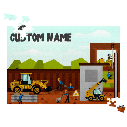 Personalized Name Under Constriction Site Puzzle
