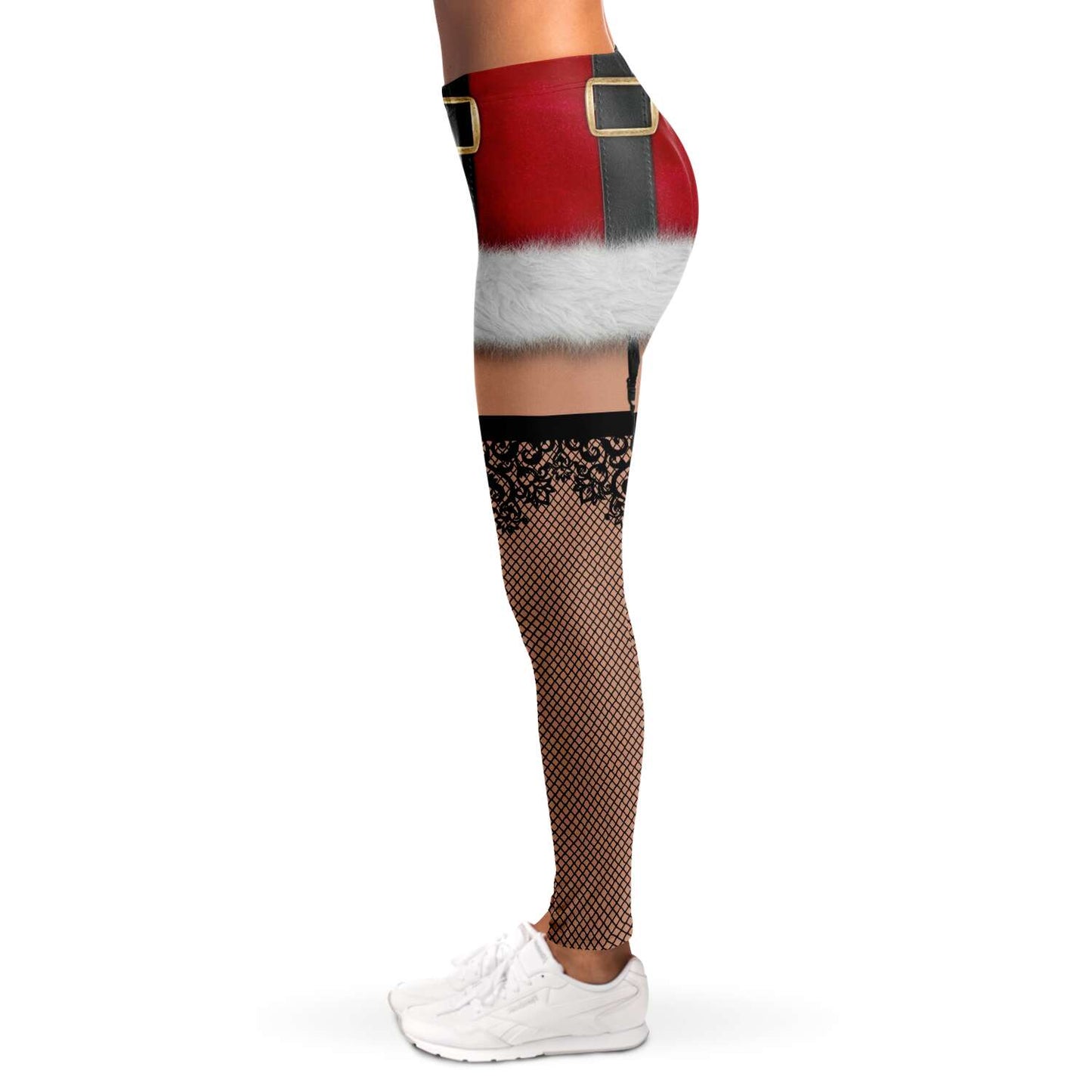 Naughty Santa Christmas Leggings