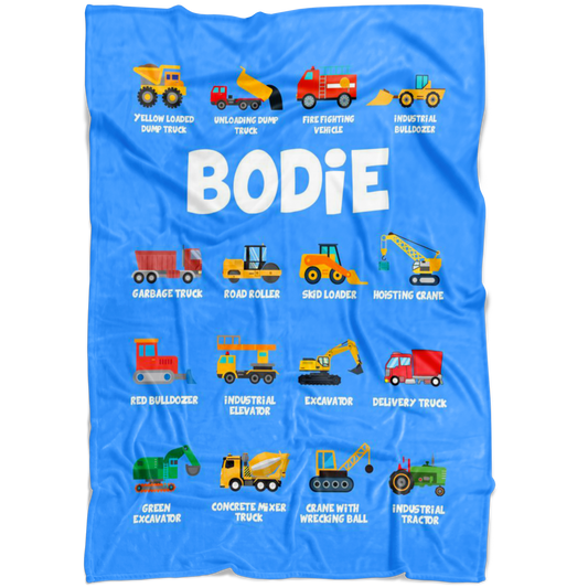 Bodie Construction Blanket Blue