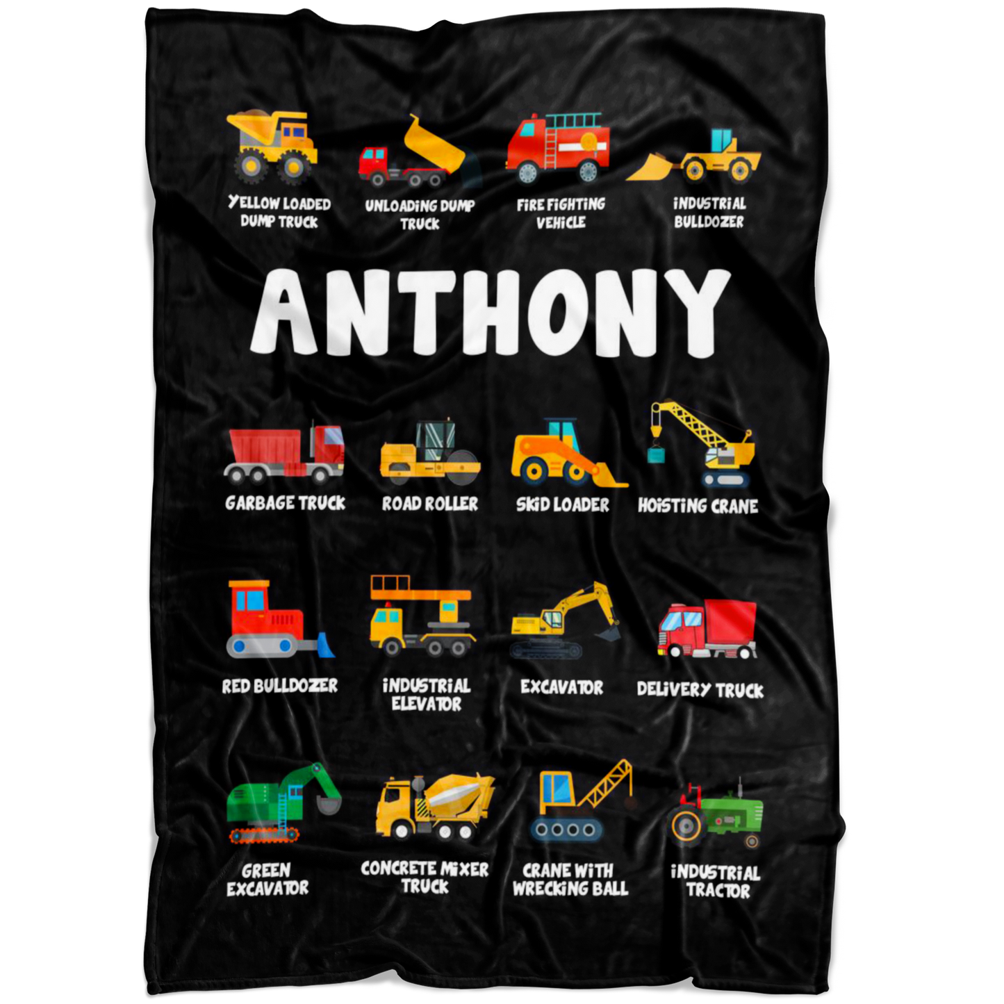 Anthony Construction Blanket Black