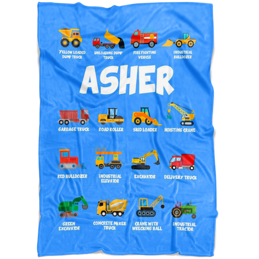 Asher Construction Blanket Green