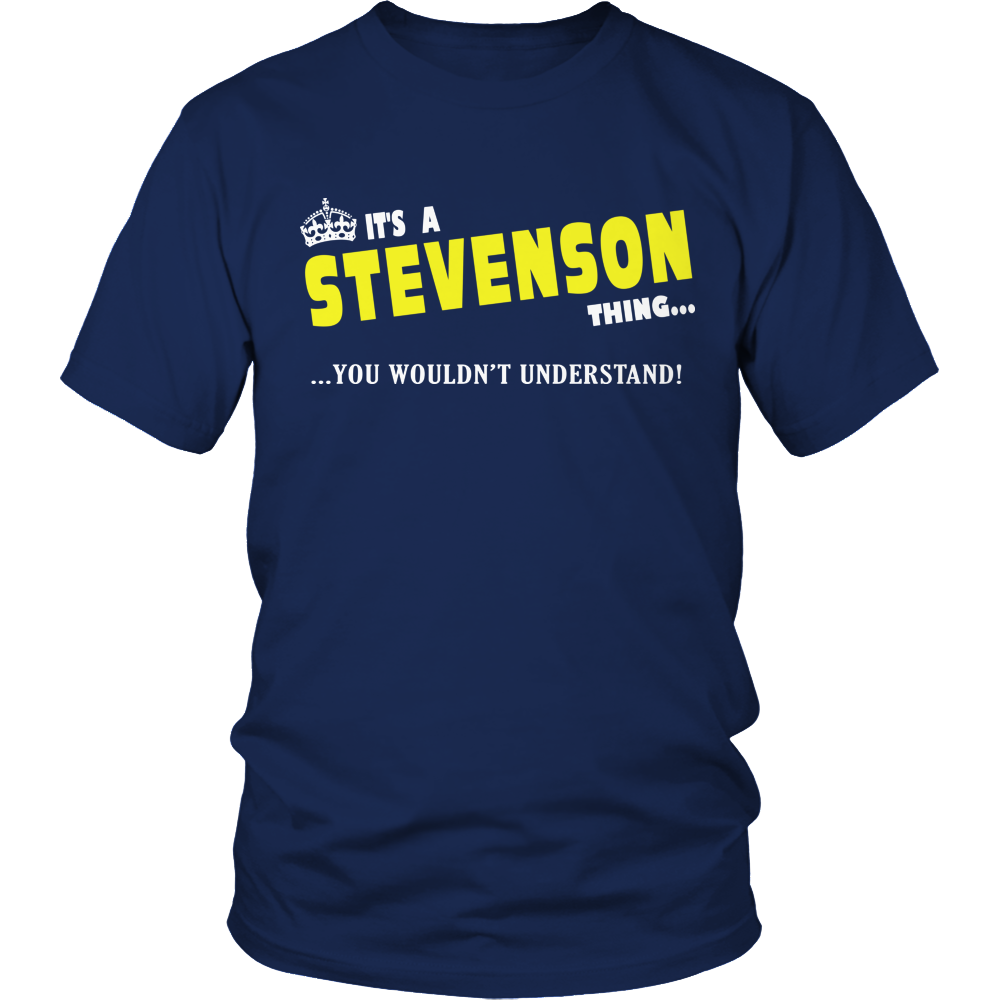 It's A Stevenson Thing, You Wouldn't Understand