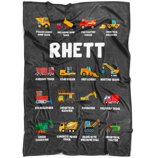 Rhett Construction Blanket Grey