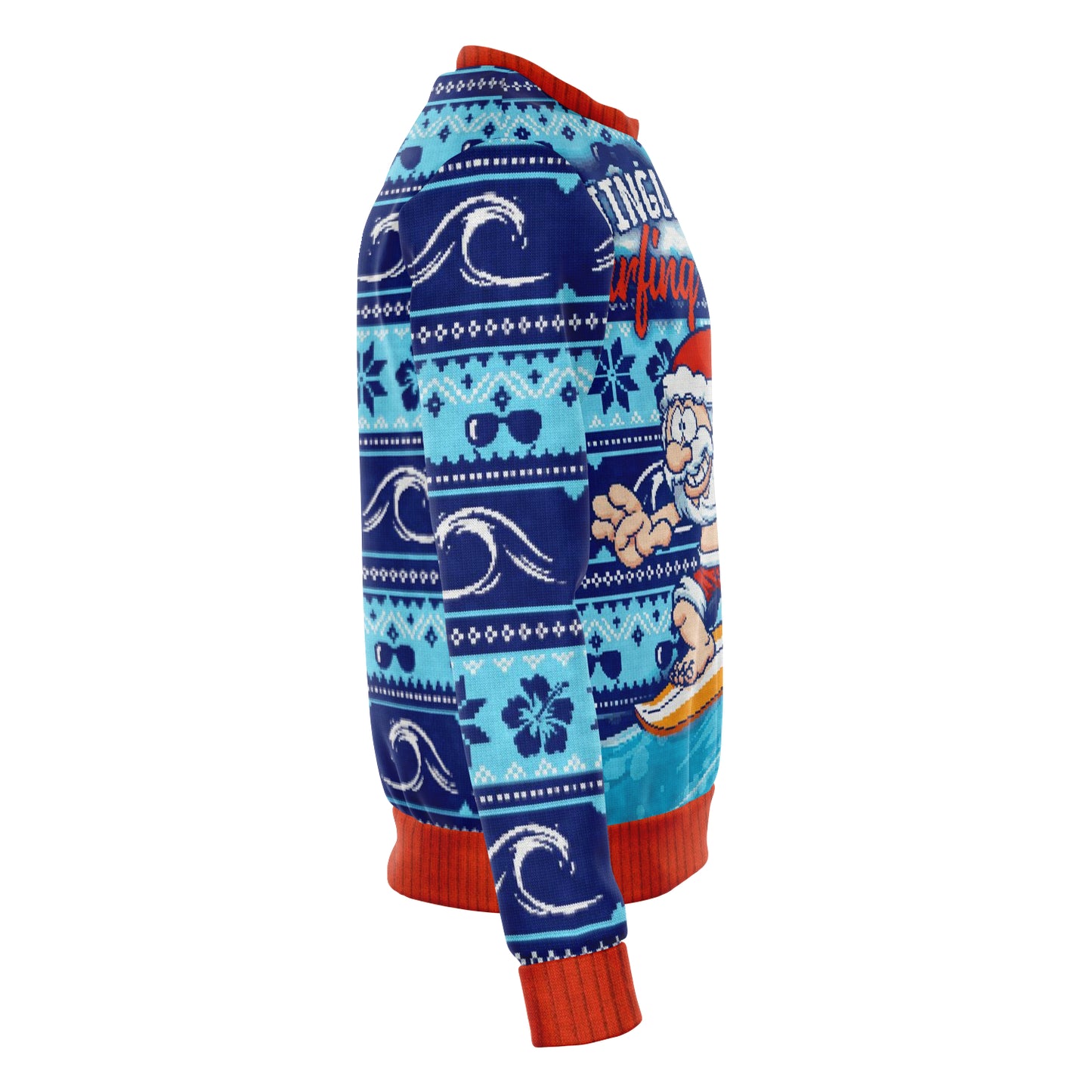 Surfing Swells Ugly Christmas Sweater