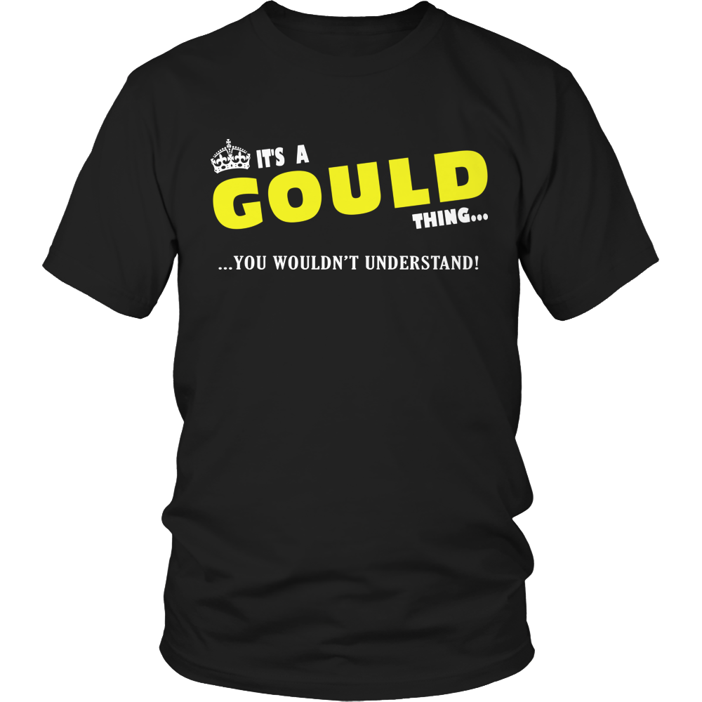 It's A Gould Thing, You Wouldn't Understand