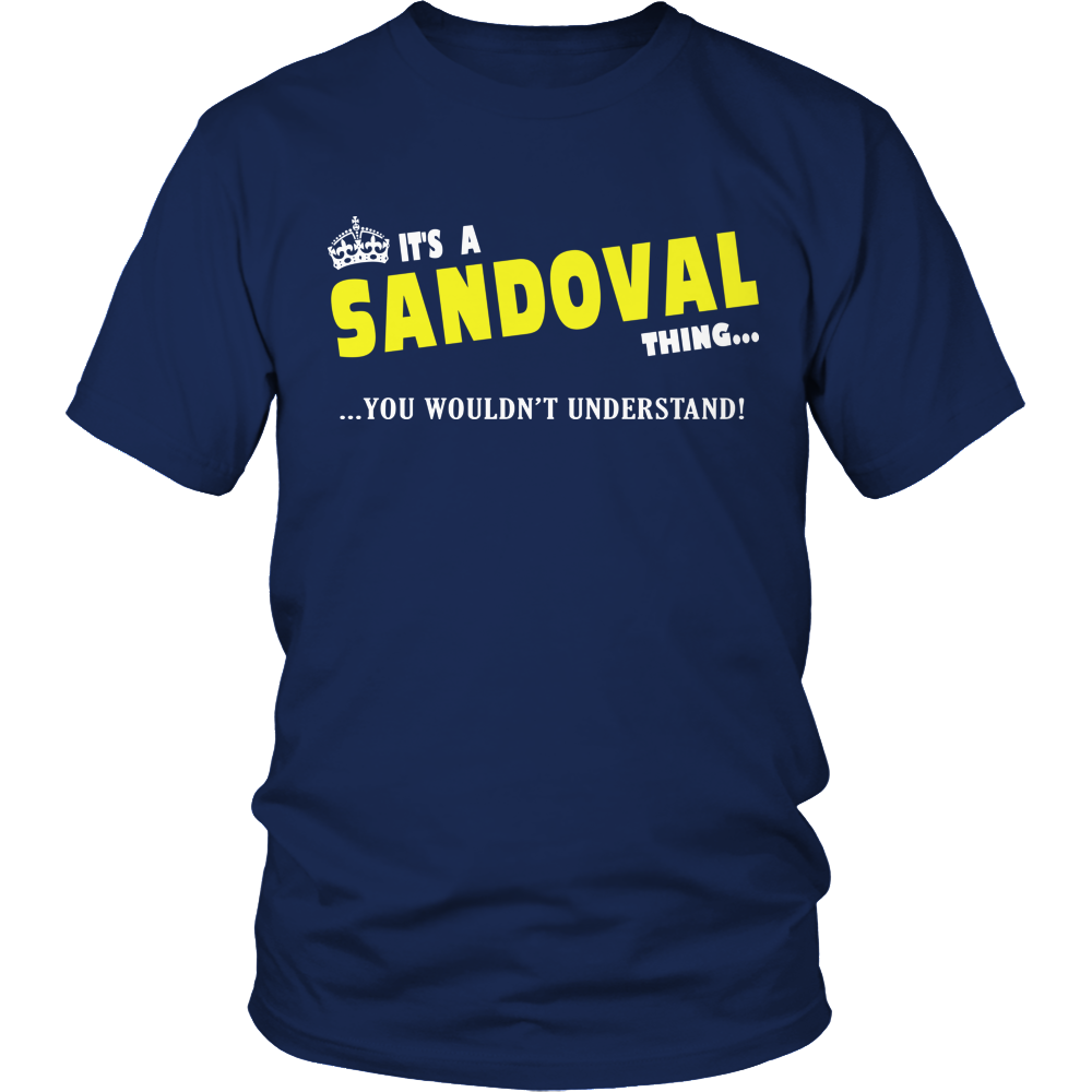 It's A Sandoval Thing, You Wouldn't Understand